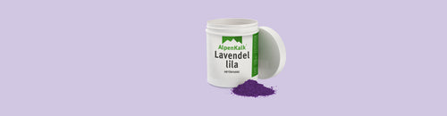 Kalkfarbe Pigmente Lavendel Lila von AlpenKalk