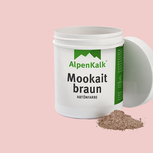 Kalkfarbe Pigmente Mookait Braun von AlpenKalk
