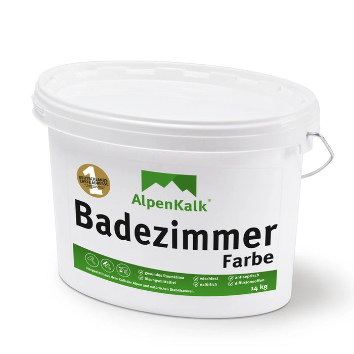 Badezimmer Farbe Agaven-Grün 14 kg  / ca. 55 m²