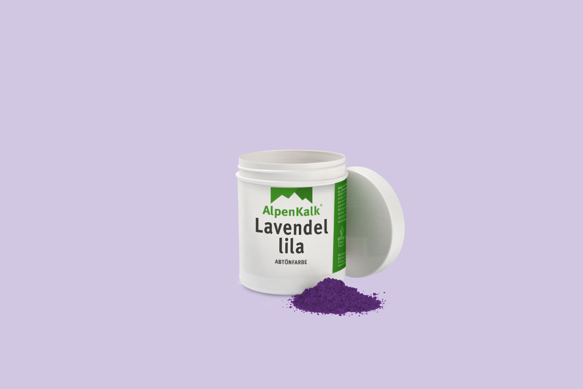 AlpenKalk Kalkfarbe Pigmente zum abtoenen - Lavendel-Lila