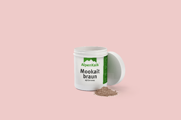 Alpenkalk Abtoenfarbe Pigmente Mookait-Braun