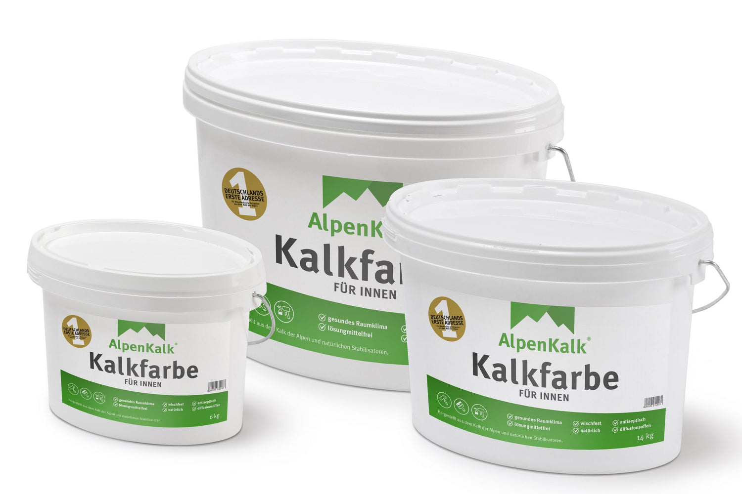 Kalkfarbe Innen von AlpenKalk in 3 groessen