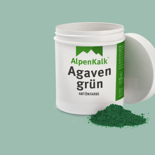 Kalkfarbe Pigmente Agaven-Grün von AlpenKalk