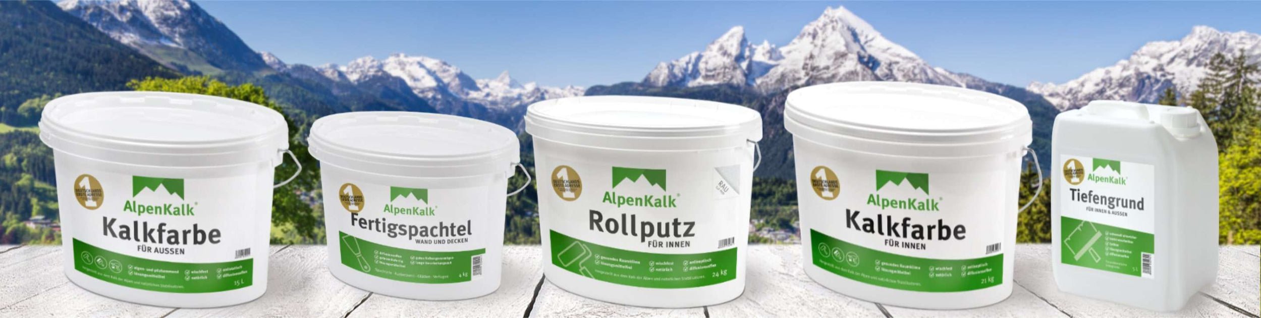 Perfektes Farbergebnis - AlpenKalk Wandfarben — AlpenKalk GmbH