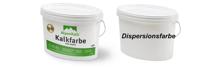 Wie erhärtet Kalkfarbe