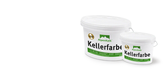 Kalkfarbe für Kellerwände
