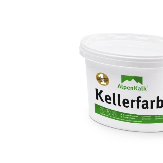 Kalkfarbe für Kellerwände