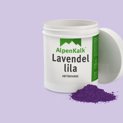 Kalkfarbe Pigmente Lavendel Lila von AlpenKalk