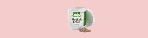 Kalkfarbe Pigmente Mookait Braun von AlpenKalk