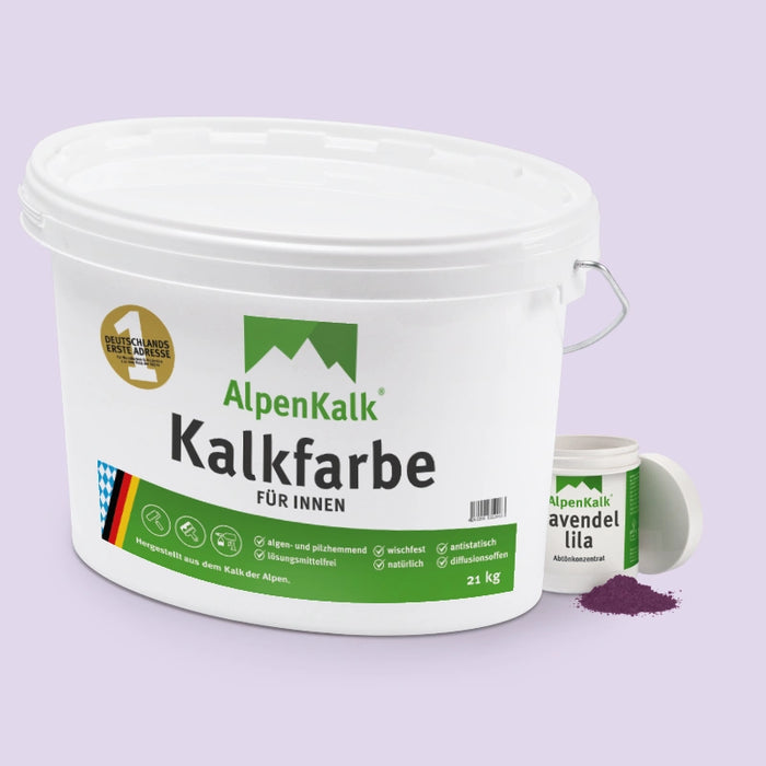Kalkfarbe INNEN 21 kg Lavendel-Lila (100 m²)