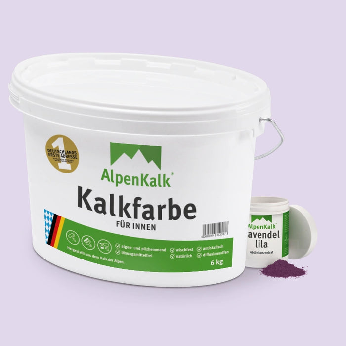 Kalkfarbe INNEN 6 kg Lavendel-Lila (30 m²)