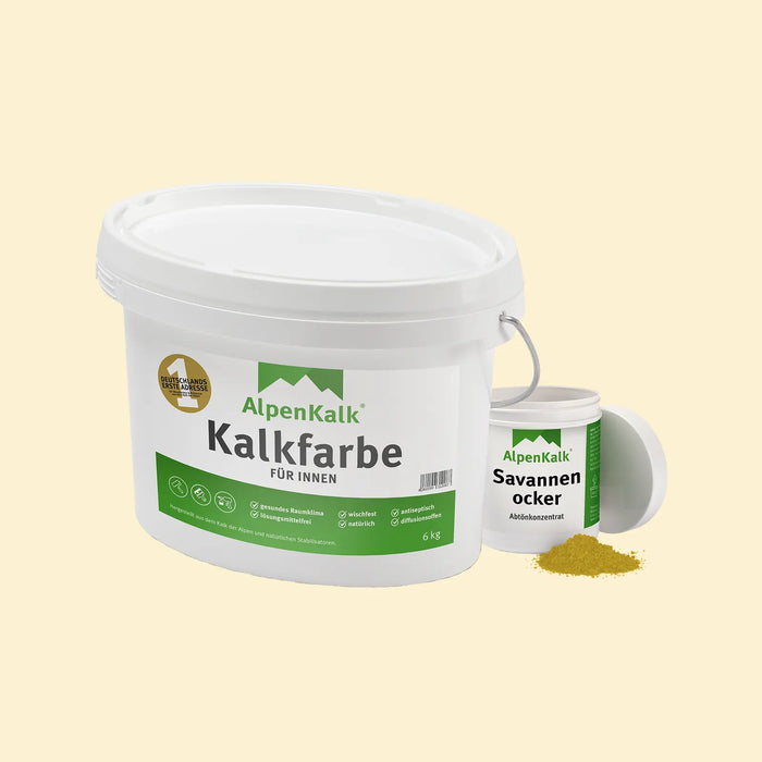 Kalkfarbe INNEN Savannen-Ocker 6 kg (30 m²)