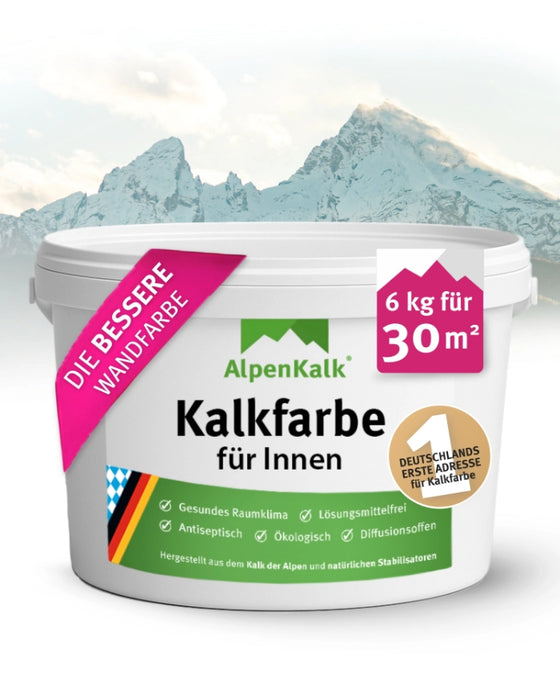 Kalkfarbe INNEN 6 Kg / ca. 30 m²