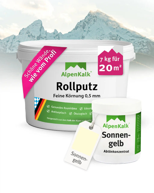 Rollputz FEIN 7 kg Sonnen-Gelb