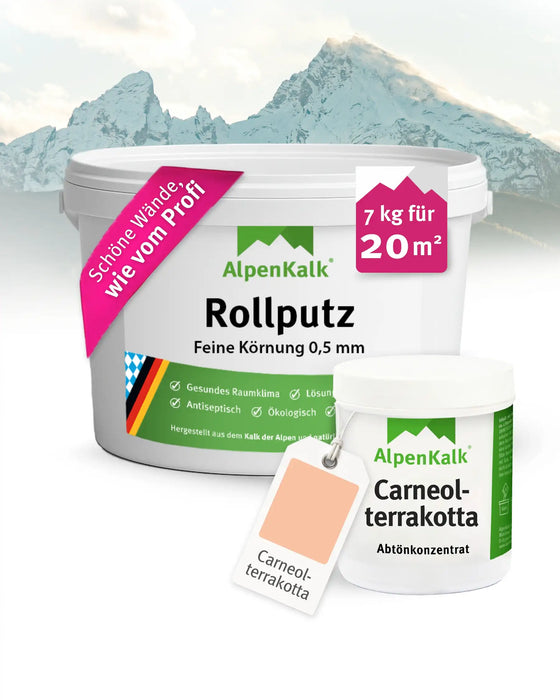 Rollputz FEIN 7 kg Carneol-Terrakotta