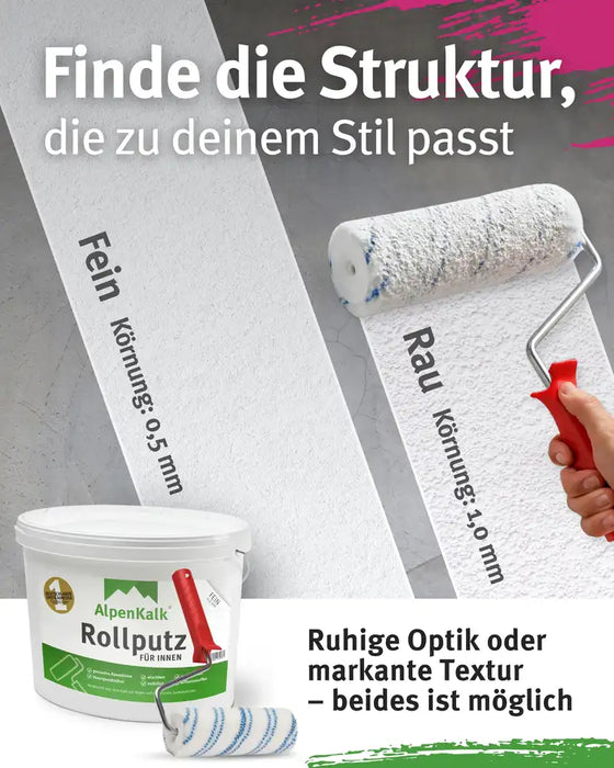 Rollputz FEIN 7 kg Rosenquarz-Rosa