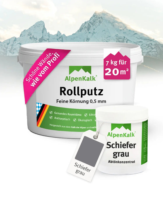 Rollputz FEIN 7 kg Schiefer-Grau