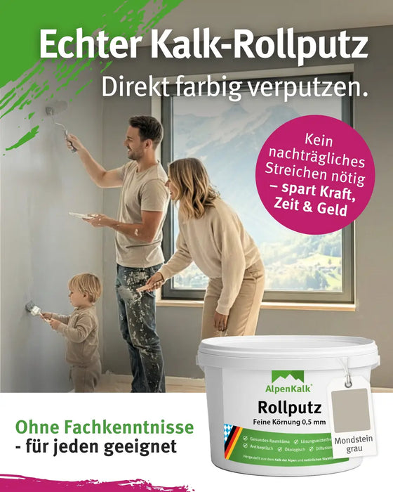 Rollputz FEIN 24 kg Mondstein-Grau