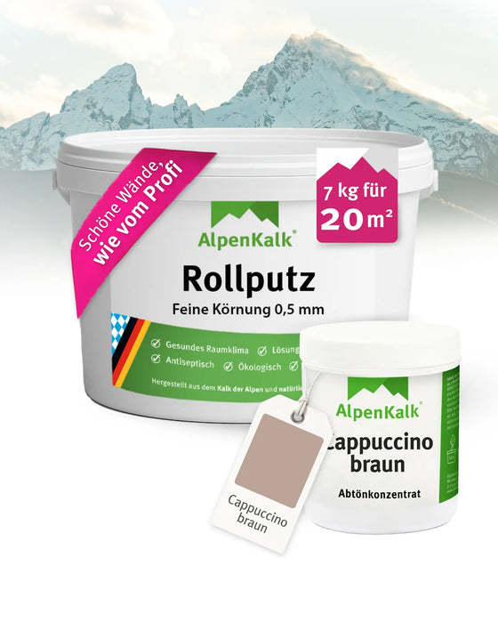 Rollputz FEIN 24 kg Cappuccino-Braun