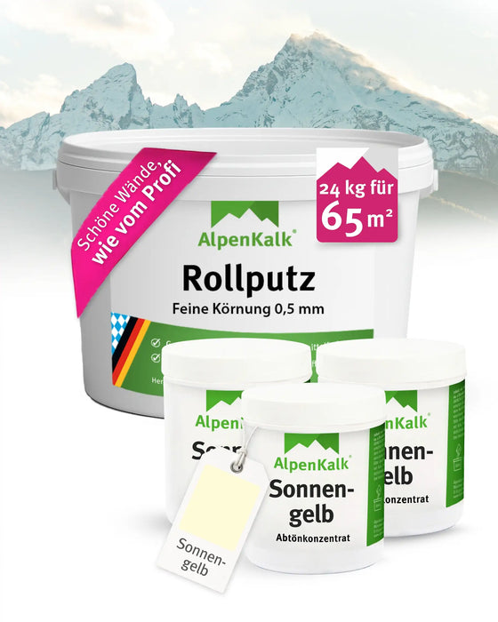 Rollputz FEIN 24 kg Sonnen-Gelb
