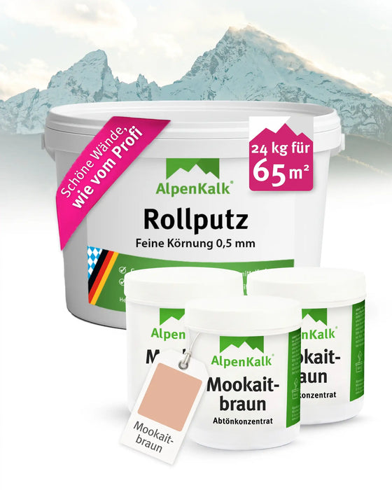 Rollputz FEIN 24 kg Mookait-Braun