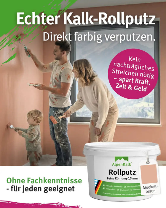 Rollputz FEIN 24 kg Mookait-Braun