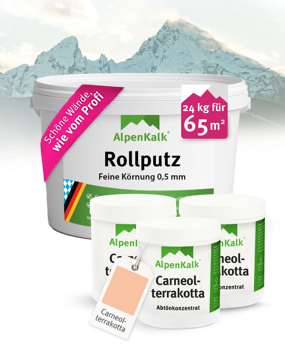 Rollputz FEIN 24 kg Carneol-Terrakotta