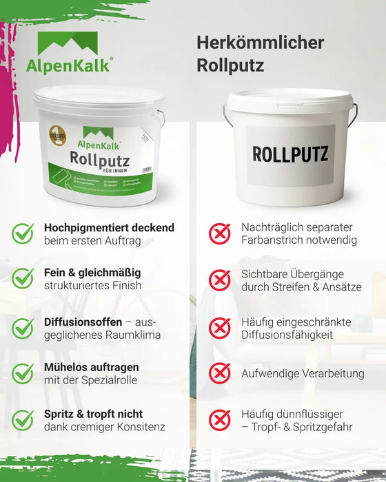 Rollputz FEIN 24 kg Schiefer-Grau