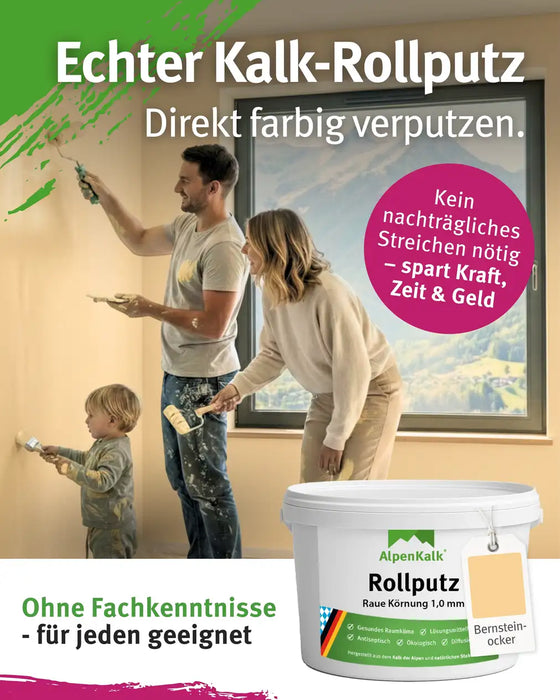 Rollputz RAU 7 kg Bernstein-Ocker