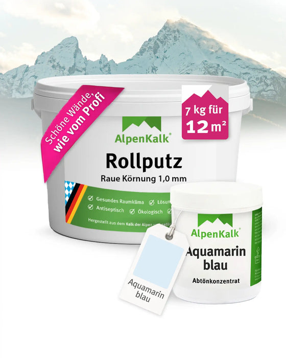 Rollputz RAU 7 kg Aquamarin-Blau
