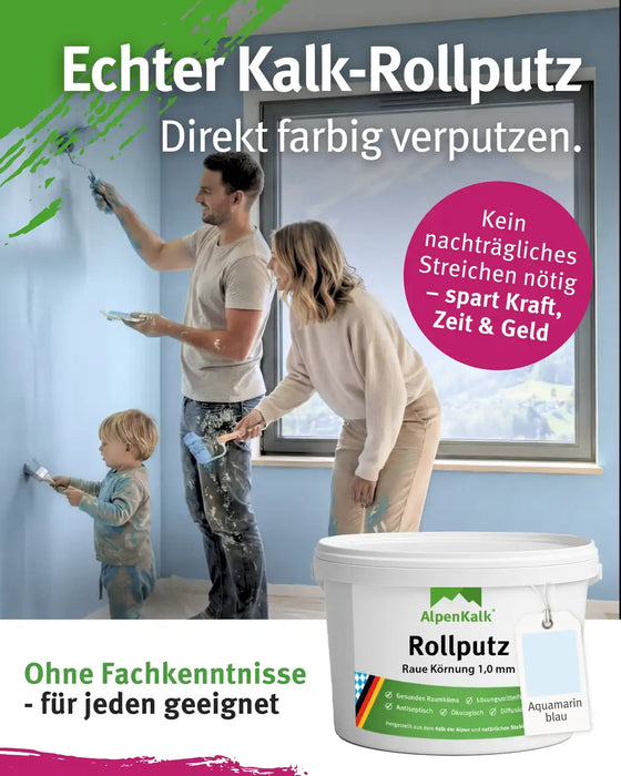 Rollputz RAU 7 kg Aquamarin-Blau