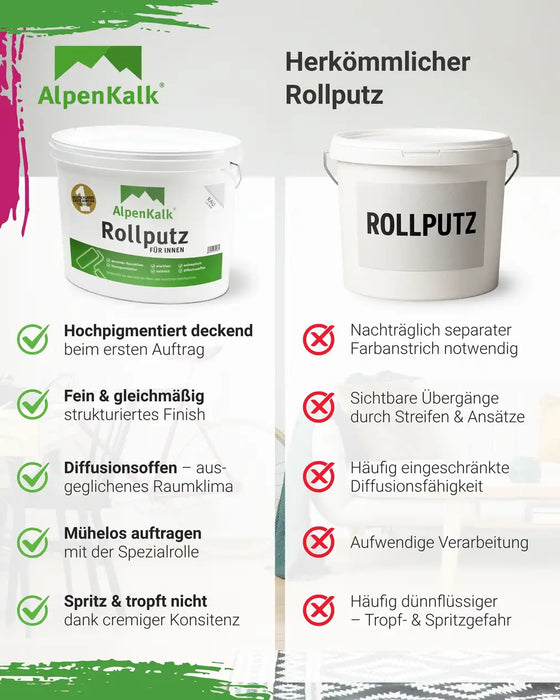 Rollputz RAU 7 kg Aquamarin-Blau