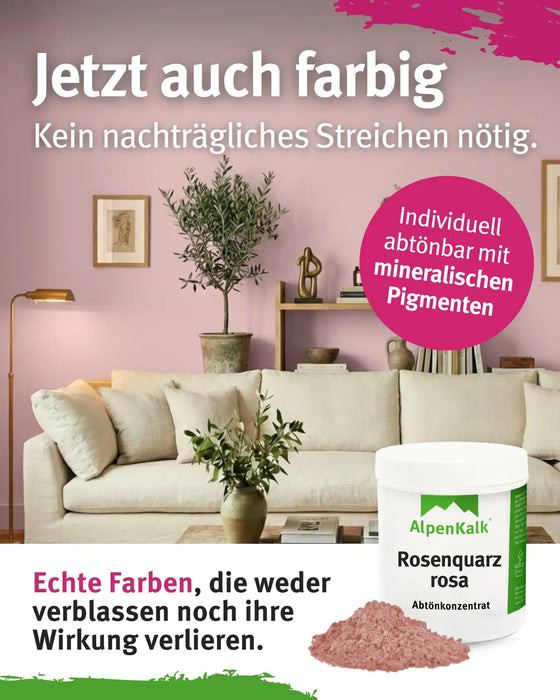 Rollputz RAU 7 kg Rosenquarz-Rosa