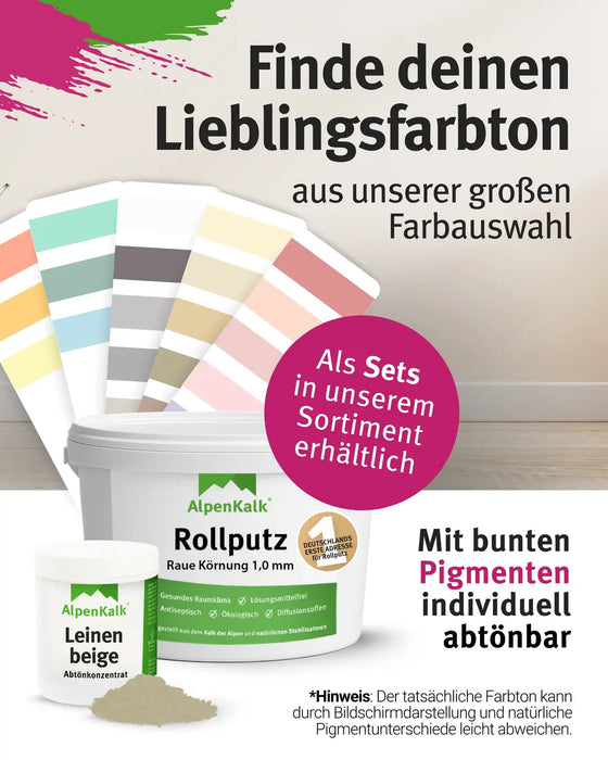 Rollputz RAU 7 kg Leinen-Beige