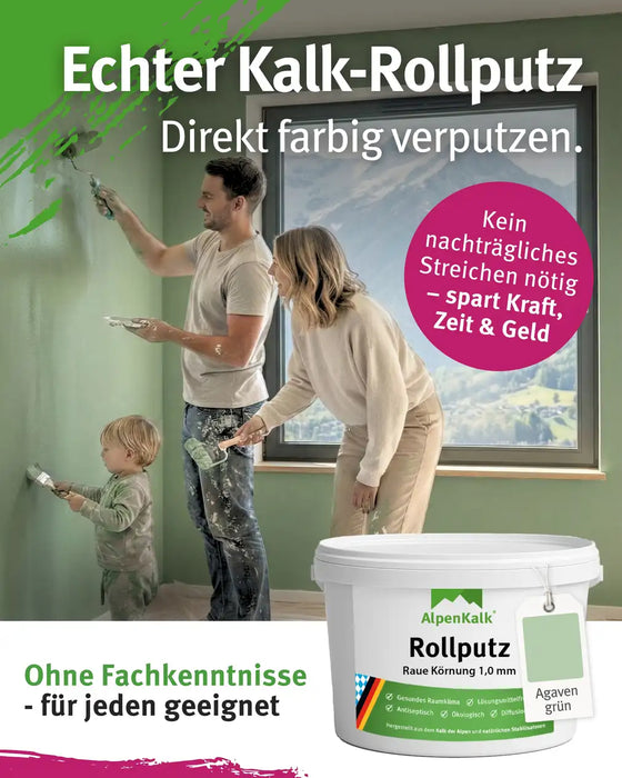 Rollputz RAU 24 kg Agaven-Grün