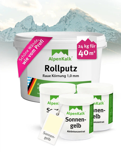 Rollputz RAU 24 kg Sonnen-Gelb