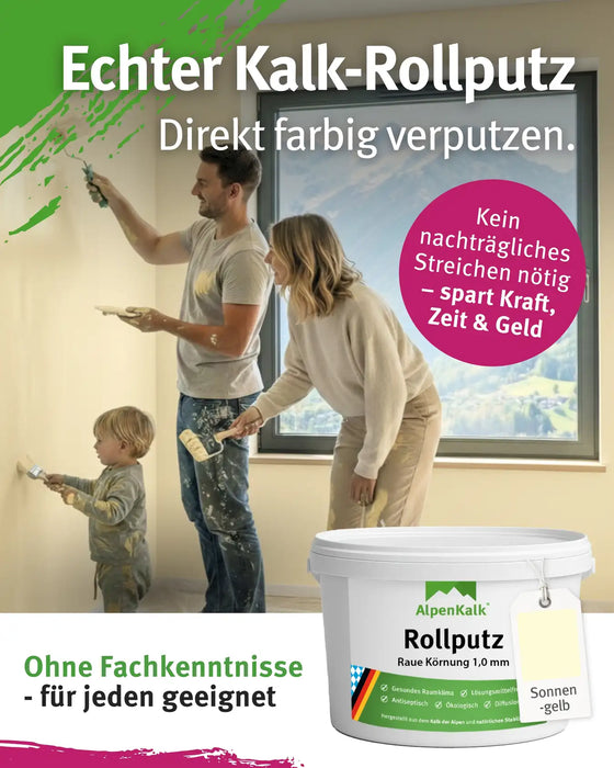 Rollputz RAU 24 kg Sonnen-Gelb