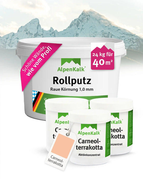Rollputz RAU 24 kg Carneol-Terrakotta