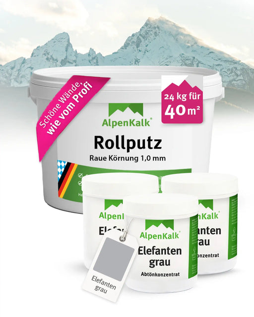 Rollputz RAU 24 kg Elefanten-Grau