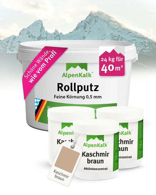 Rollputz RAU 24 kg Kaschmir-Braun