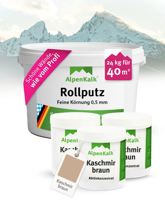Rollputz RAU 24 kg Kaschmir-Braun