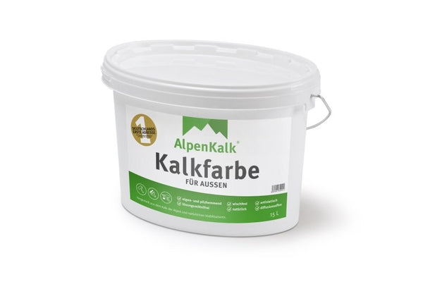 Alpenkalk Kalkfarbe fuer Aussen 15 l