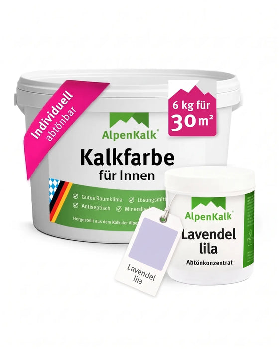 Kalkfarbe INNEN 6 kg Lavendel-Lila (30 m²)