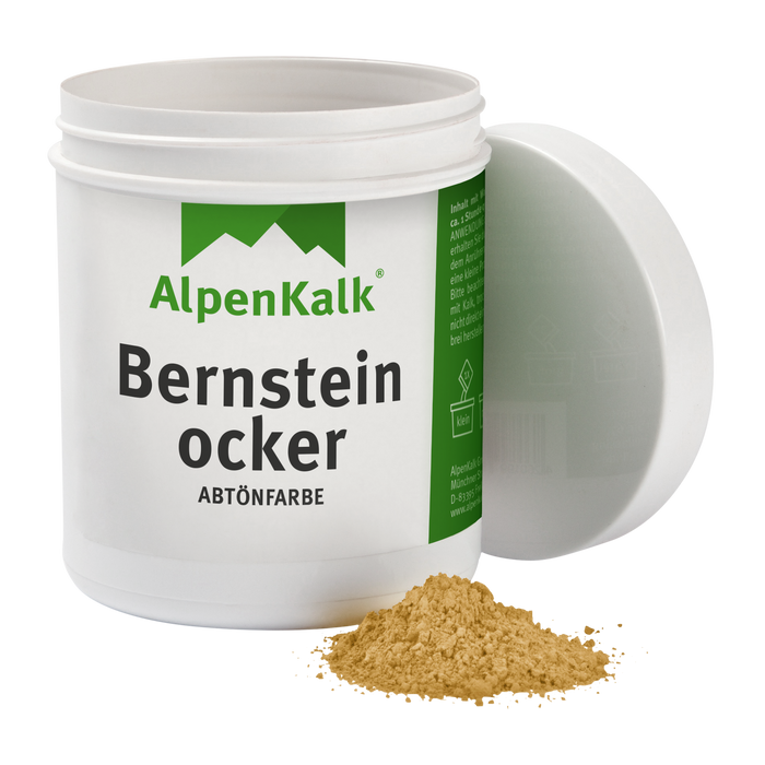 Alpenkalk Pigment Abtoenfarbe Bernsteinocker 