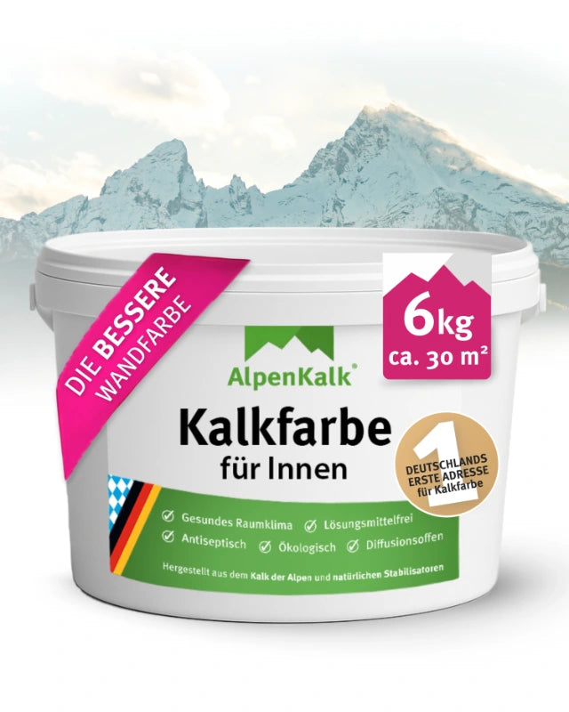 Kalkfarbe INNEN 6 Kg / ca. 30 m²