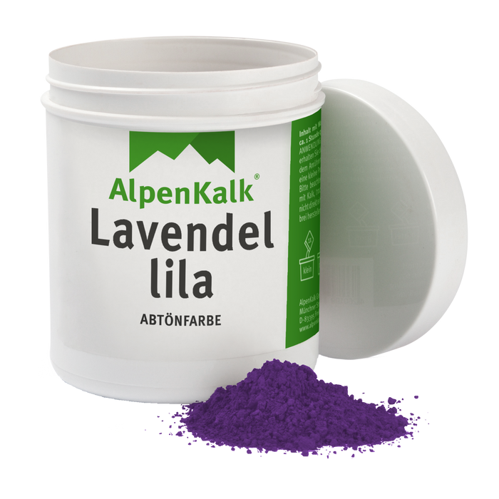 Alpenkalk Pigment Abtoenfarbe Lavendellila