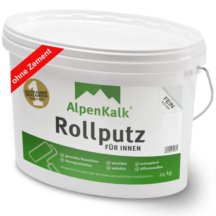 Alpenkalk Rollputz für Innen 24 kg