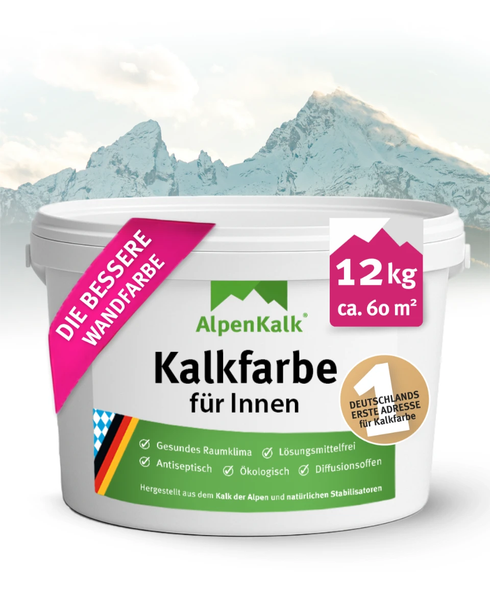 Kalkfarbe INNEN 12 kg / ca. 60 m²