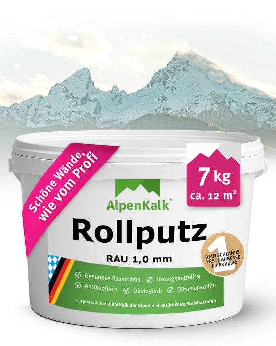 Rollputz RAU 7 kg (ca. 12 m²) Starterpaket