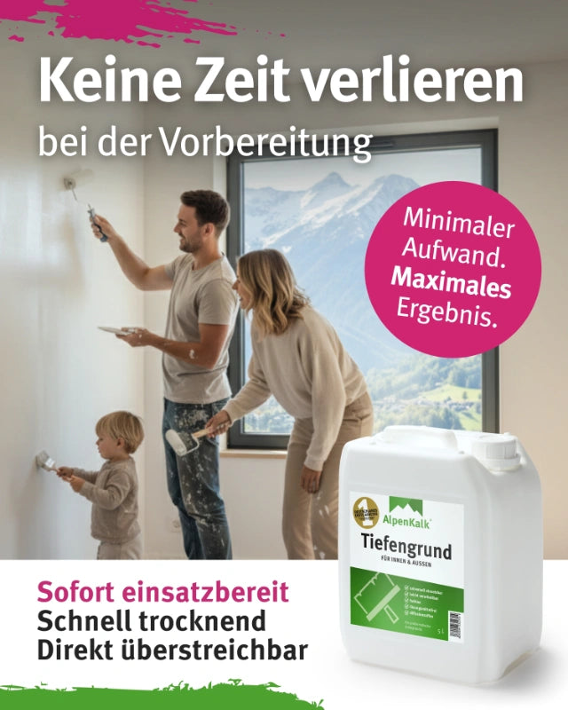 AlpenKalk Haft- u. Tiefengrund 2,5 L / ca. 25 m²